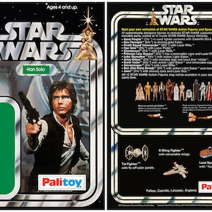 Han Solo - Star Wars - PALITOY 12-Back cardback