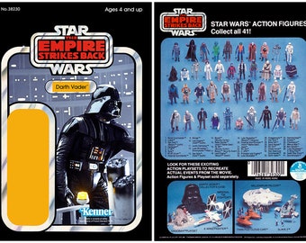 Dark Vador - L&#39;Empire contre-attaque - Dos de carte Kenner alternatif