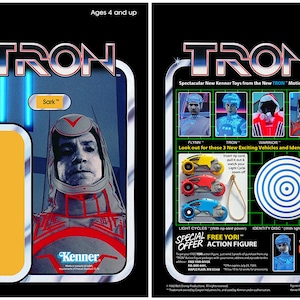 Sark (TRON 1982 Movie) - Kenner cardback