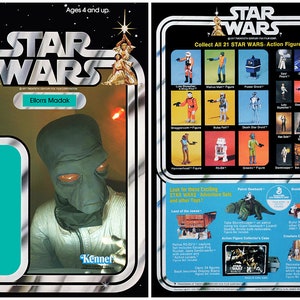 Ellorrs Madak - Star Wars - 21 Back Kenner cardback
