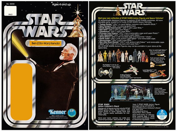 THE CLONE WARS self standing logo display for Kenner Decorative STAR WARS 