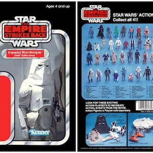 Imperial Stormtrooper (Hoth Baggy) - Das Imperium schlägt zurück - Alternate Kenner Cardback