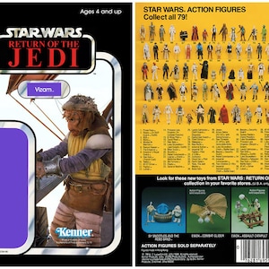 Vizam - Return of the Jedi - Kenner cardback