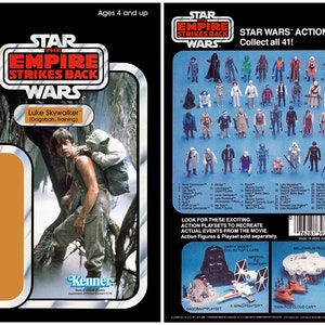 Luke Skywalker (Dagobah Training) - The Empire Strikes Back - Kenner cardback