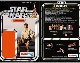 Luke Skywalker - Star Wars - PALITOY 12-Back cardback