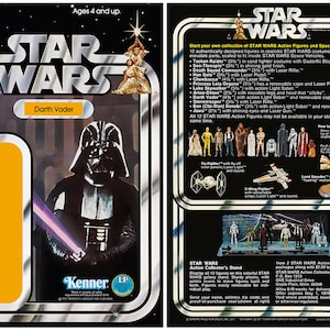 Darth Vader (Star Wars) - Kenner cardback