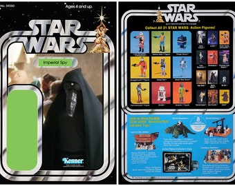 Imperial Spy - Garindan (Star Wars) - Kenner cardback