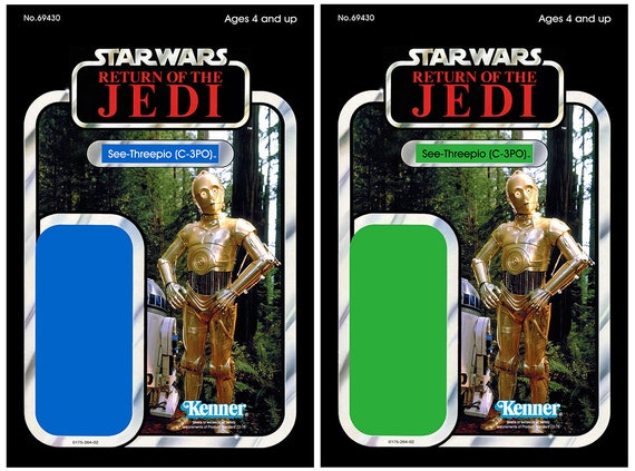 See-threepio (C-3PO) - Return of the Jedi - Kenner Cardback - Etsy