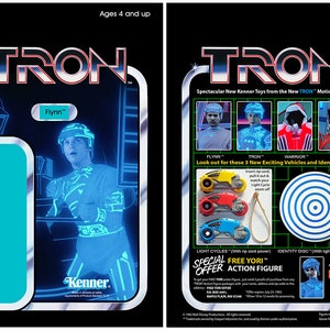 Flynn (TRON 1982 Movie) - Kenner cardback