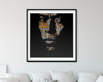 Miles Davis Print • Giclee Art Print • Miles Davis Poster
