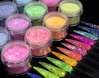 Glitter Acrylic Nail Powder Set