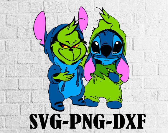 Download Baby Grinch And Stitch Costume Svgpngdxf Grinch Etsy