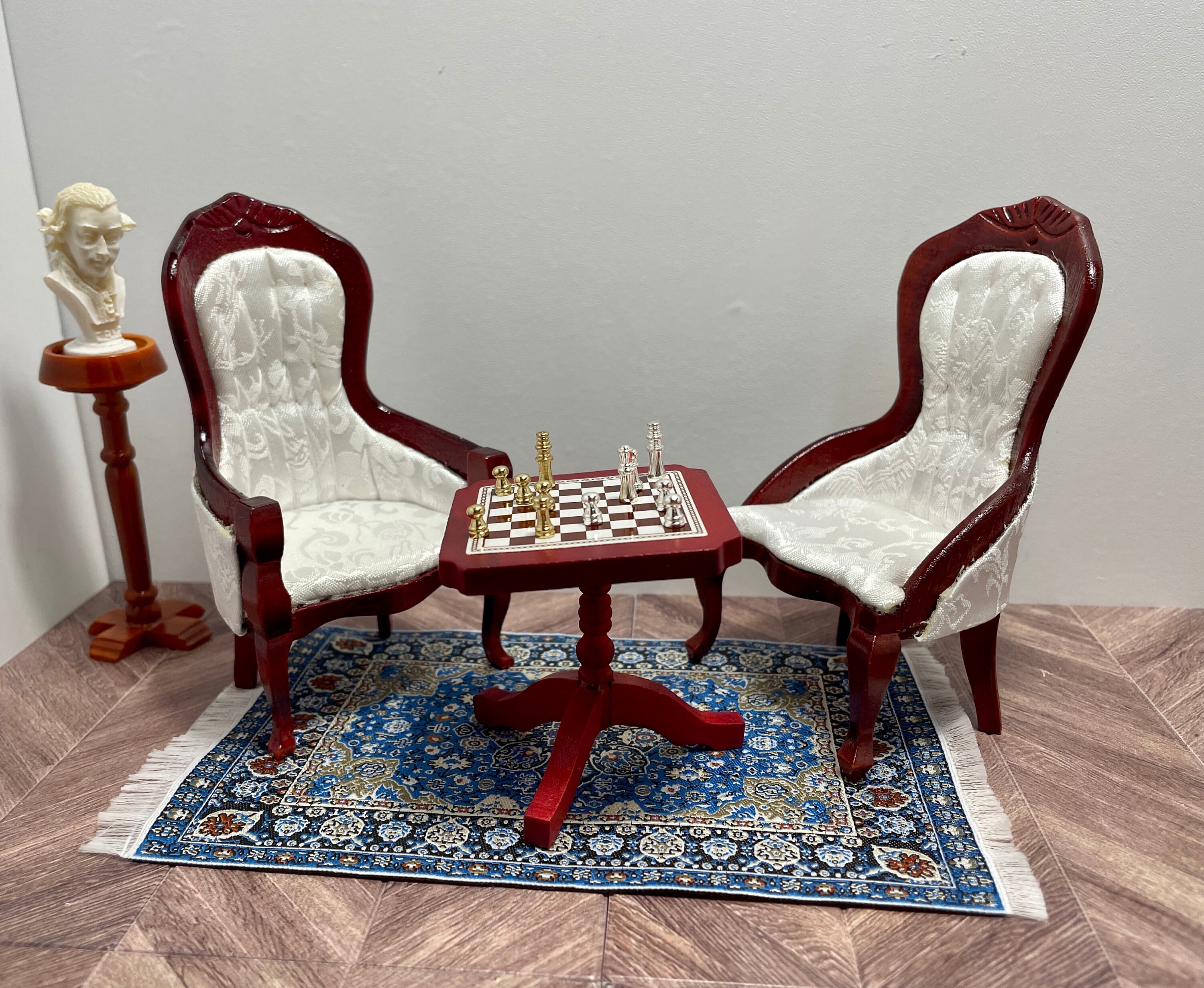 ミニチュア ドールハウス 家具 絨毯 フロアスタンド セット アンティーク ミニチュア ドールハウス 家具 絨毯 フロアスタンド セット