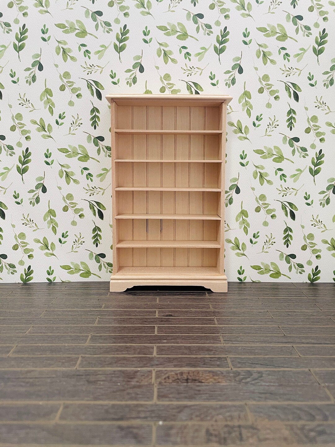 112 Scale Miniature DIY Unpainted Bookcase/ Display Etsy