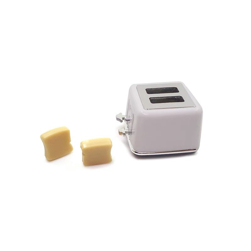 1:12 Scale Miniature Toaster W/2-slice Toast , Dollhouse Kitchen ...