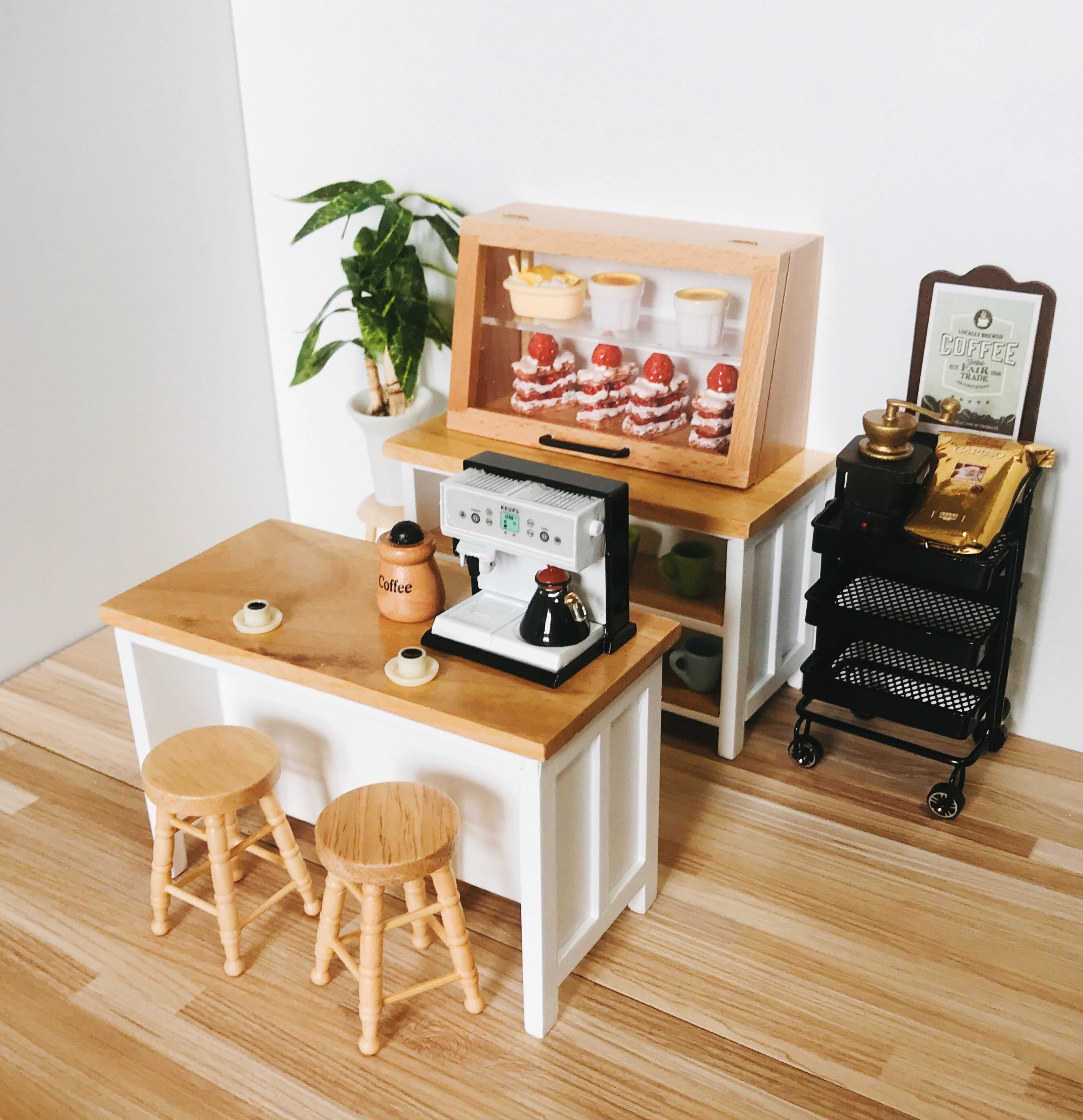 Set da Bagno per Casa delle Bambole, 1/24 Mobili in Miniatura per Casa delle Bambole