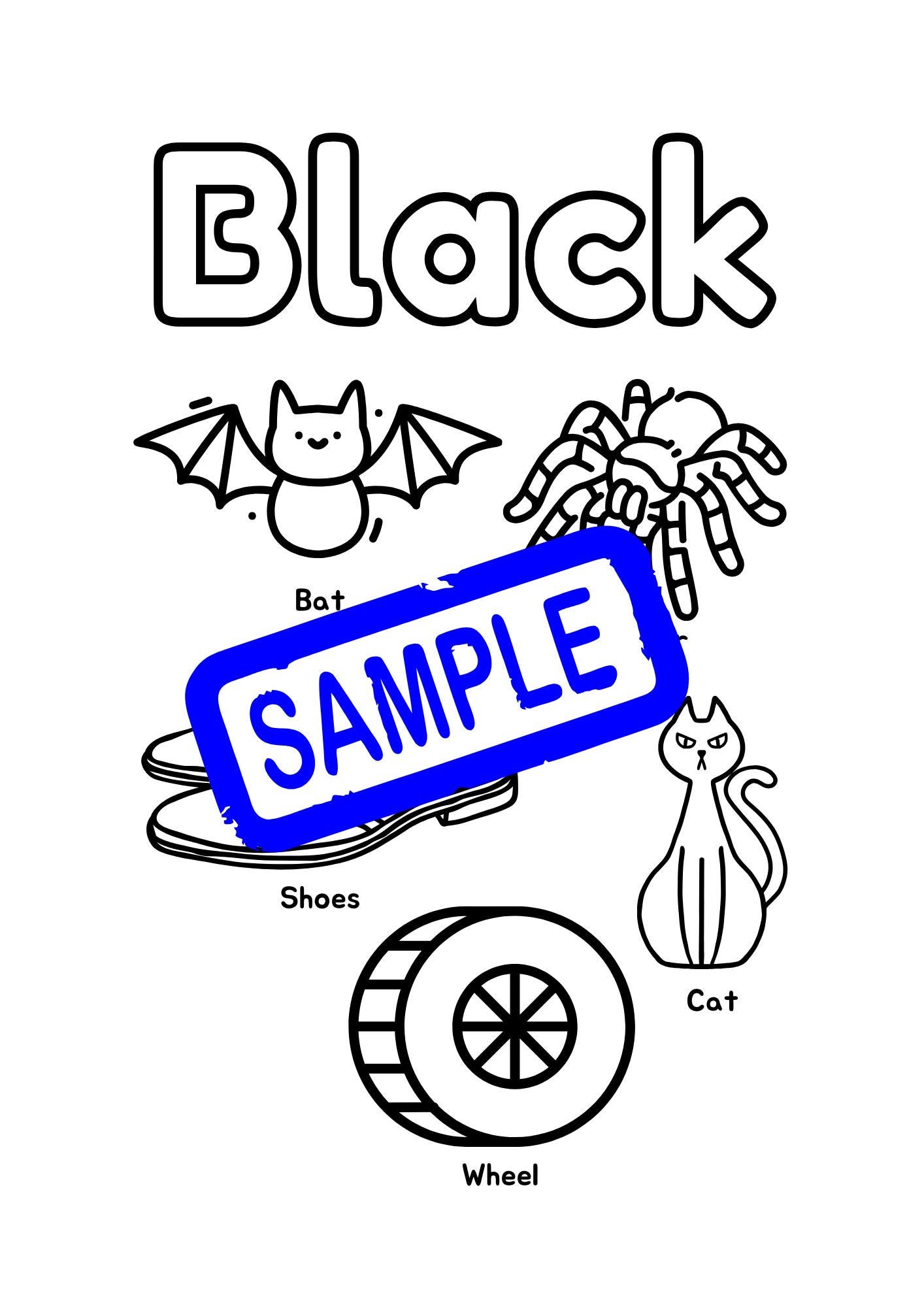 Kindergarten Coloring Pages: Learning Colors, Fun Worksheets (PDF ...