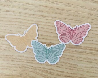 Butterfly | Butterfly Stickers, Aesthetic Sticker, Nature Sticker, Laptop Decal, Water Bottle Decal, Waterproof Sticker, Gift Idea