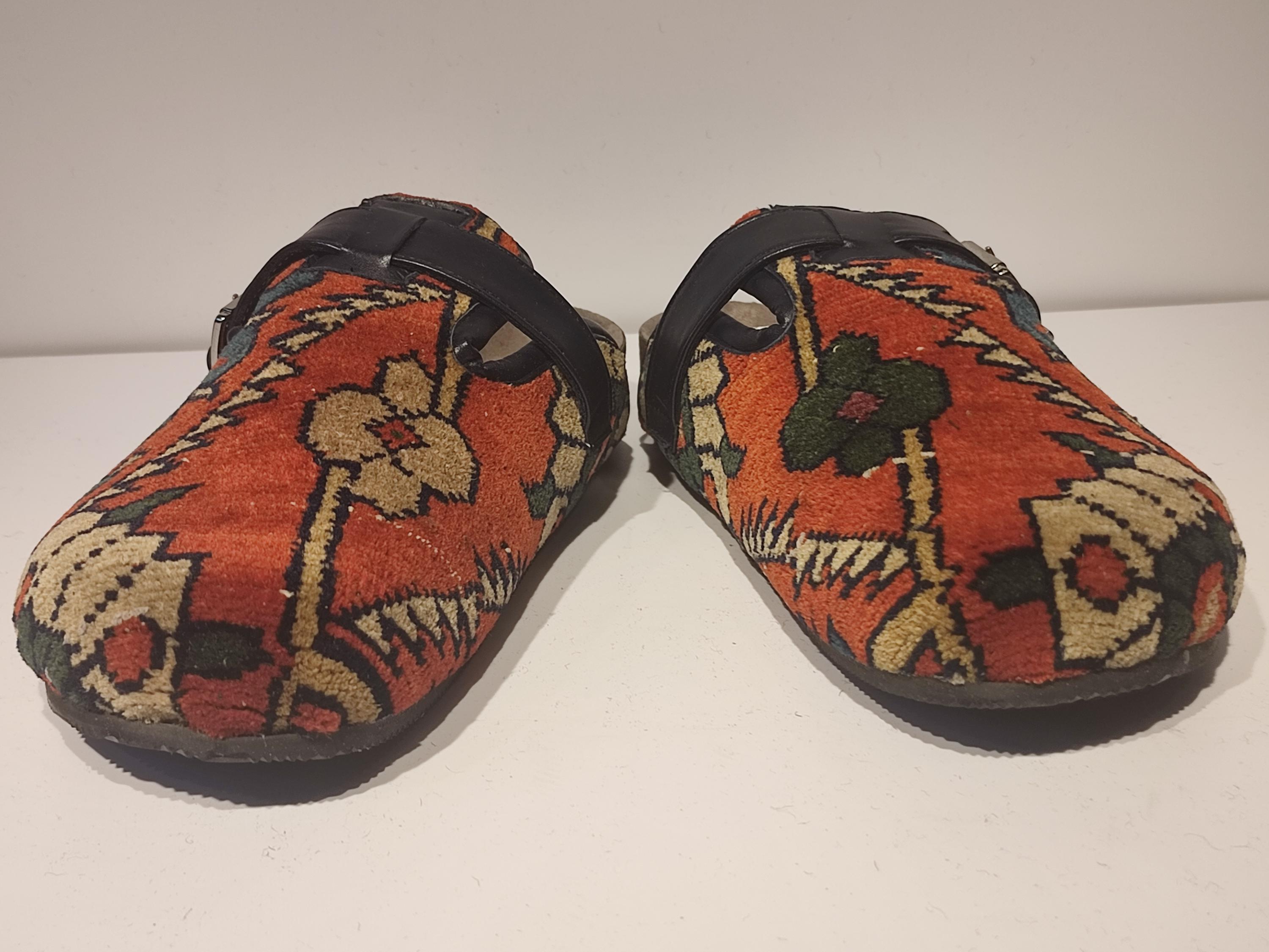 Size 10 --kilim clog- clogs --kilim slipper --men slipper --woman slipper --gay slipper --carpet clog --size 10 Men Us