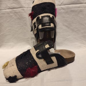 Size 8 --kilim clog- clogs --kilim slipper --men slipper --woman slipper --gay slipper --carpet clog --size 8 Us