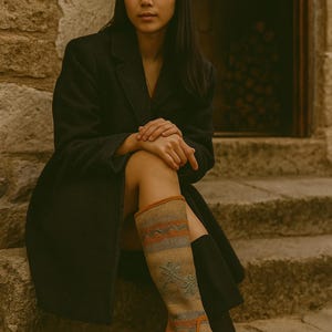 Tamanho 8 --Bota Kilim Vintage Feita à Mão --Bota Única --Tamanho 8 --Botas Western --Botas Confortáveis --Botas Kilim