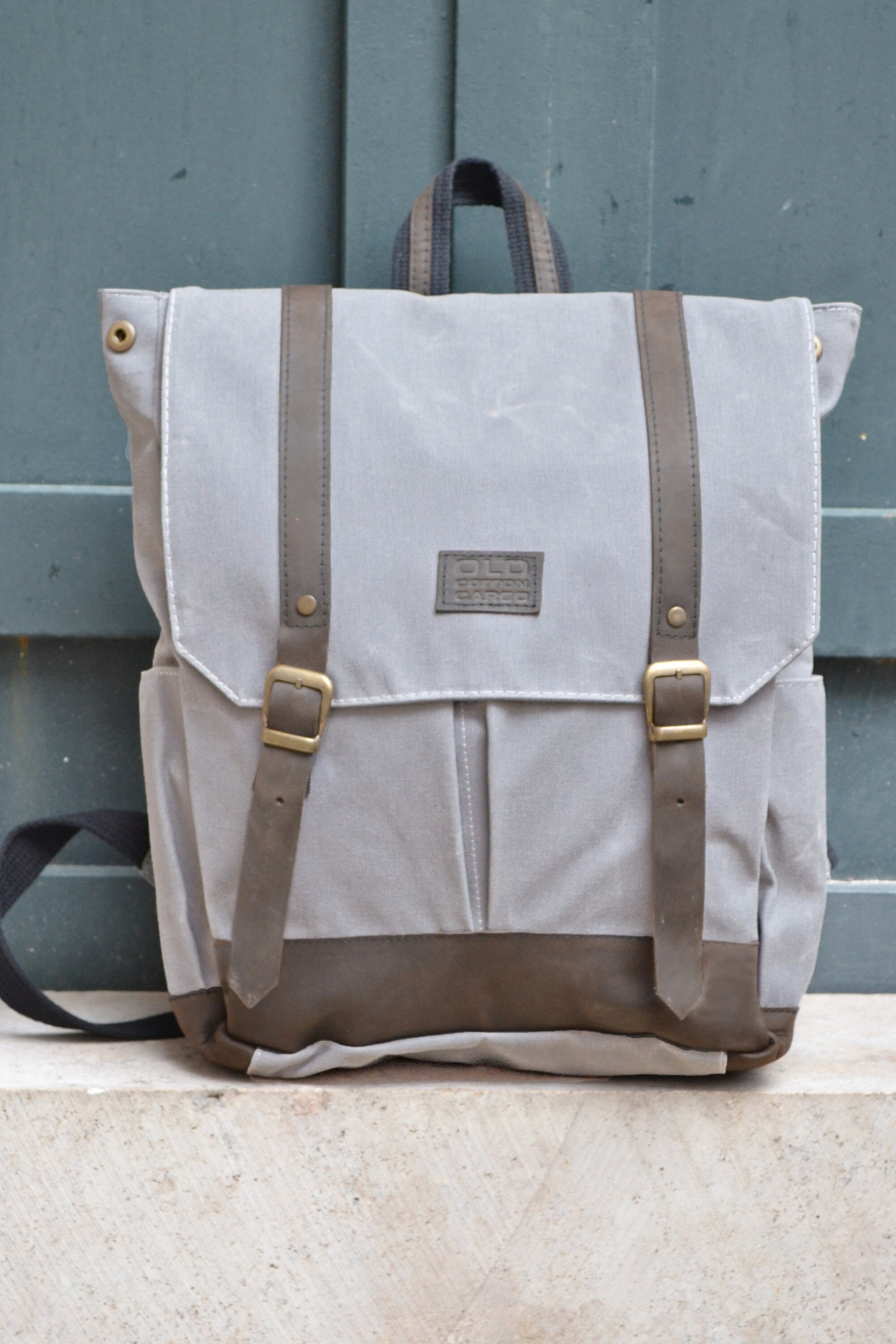 Vintage Backpacks Cotton Bags Cotton Backpacks Etsy