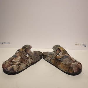 Size 9 --kilim clog- clogs --kilim slipper --men slipper --woman slipper --gay slipper --carpet clog --size 9 Us