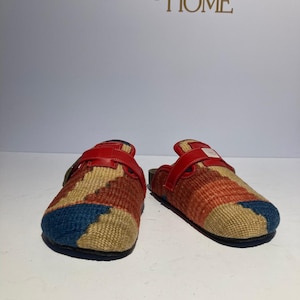 Size 5 --kilim clog- clogs --kilim slipper --men slipper --woman slipper --gay slipper --carpet clog --size 5 Us