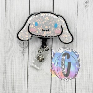Cinnamaroll Head Badge Reel