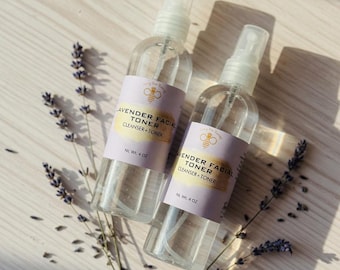 Aloe Lavender Facial Mist | Hydrating Face Spray | Calming Toner Mist | Vitamin C Face Mist | Refreshing Skin Spray | Natural Skincare