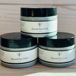 Charcoal Facial Scrub | Gentle Face Scrub | Pumice | Activated Charcoal | Exfoliation | Detox | Acne