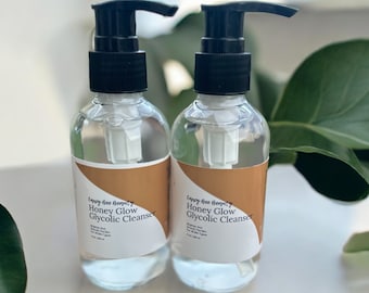 Detergente all'acido glicolico / Detergente viso esfoliante / Detergente illuminante / Detergente viso per una pelle liscia / Cura della pelle luminosa / Detergente esfoliante delicato