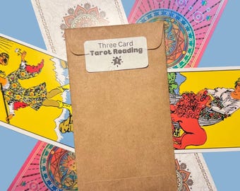 3 Card Tarot Reading, Mystery Envelope