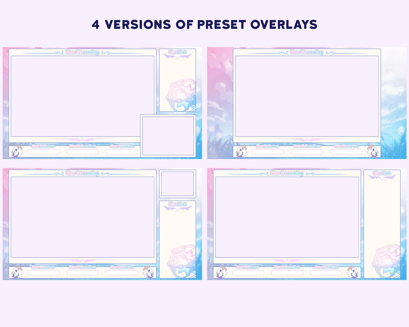 Twitch Stream Overlay / Genshin Impact / Personnalisable Etsy France