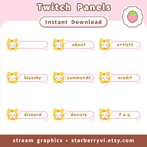 Momo / Infinity Nikki / Twitch Stream Panels