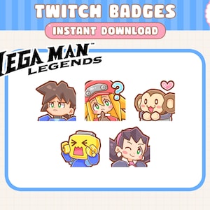 Twitch Discord Emotes / Mega Man Legends