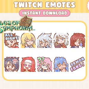 Twitch Discord Emotes / Tales of Symphonia