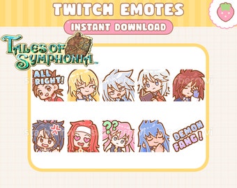 Twitch Discord Emotes / Tales of Symphonia