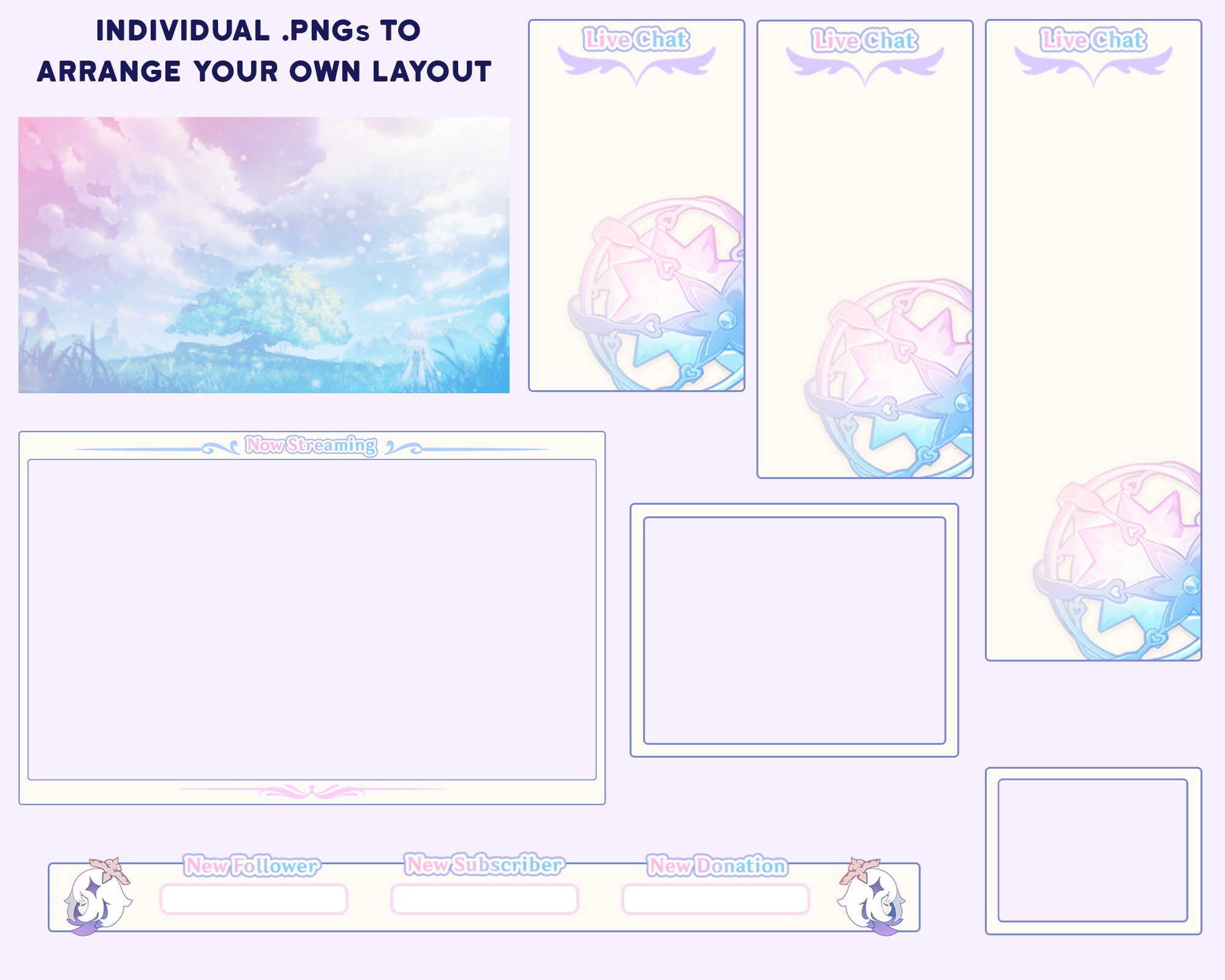 Twitch Stream Overlay / Genshin Impact / Aanpasbaar Etsy Nederland