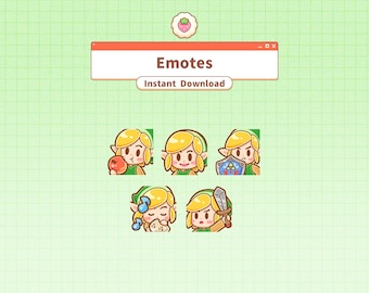 Die Legende von Zelda | Twitch Youtube Discord Emotes / Link's Awakening