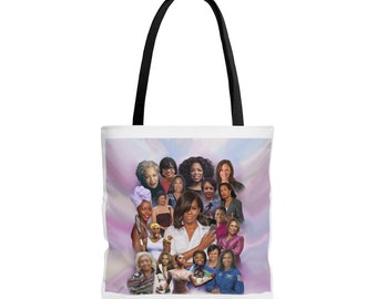 Michelle Obama and Friends Tote Bag Influential Black Women Black History Women Empowerment Gift Sister Aunt Friends Gift Black Queens