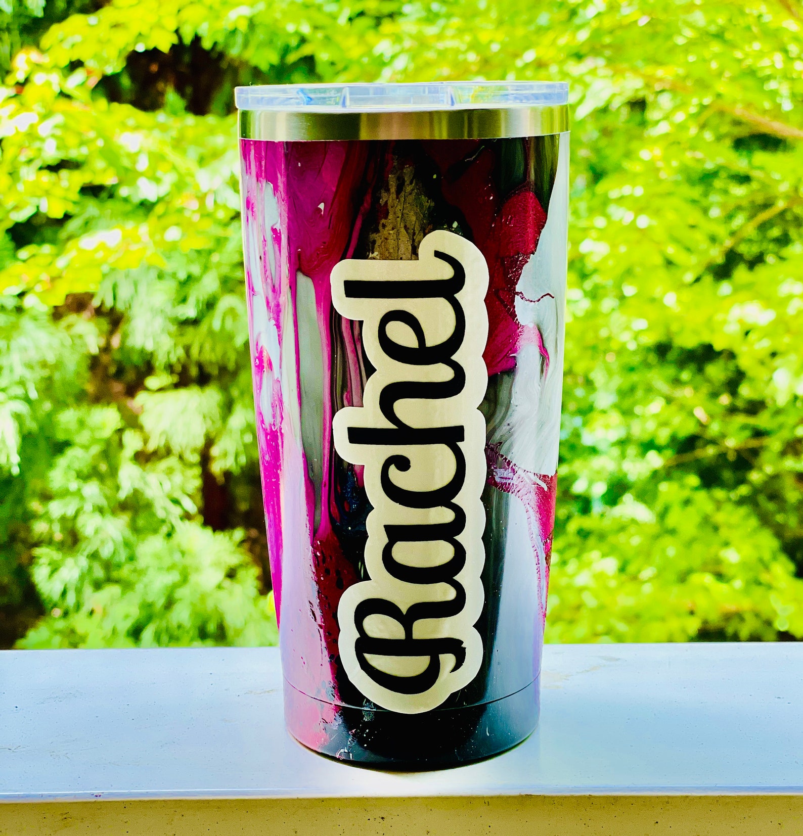 Personalized Custom HydroDipped Tumbler 20oz Etsy