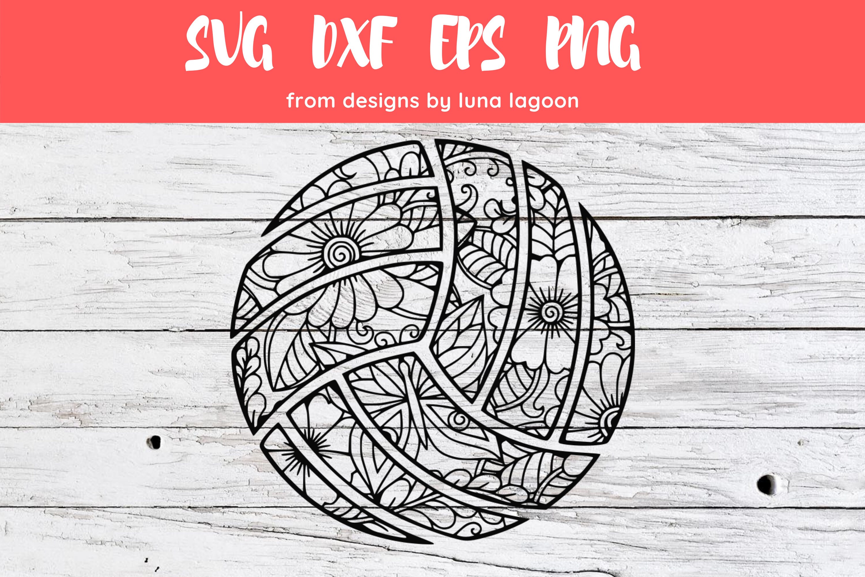 Download Volleyball svg Volleyball Mandala svg Sports svg ...