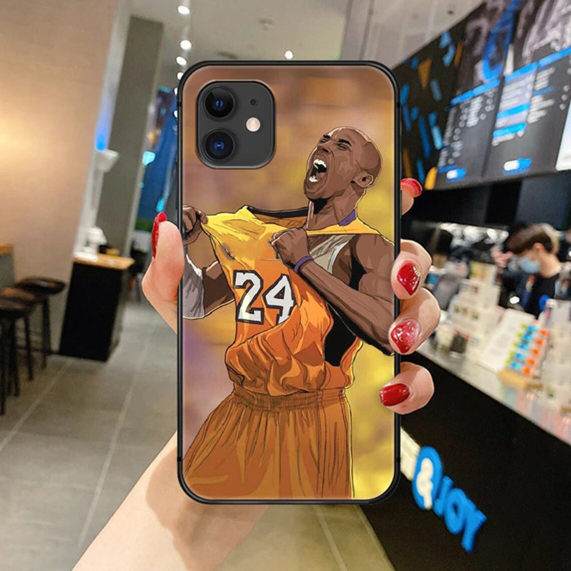 Kobe 24 Basketball Phone Case For IPhone 5 6 7 8 S SE Plus X Etsy