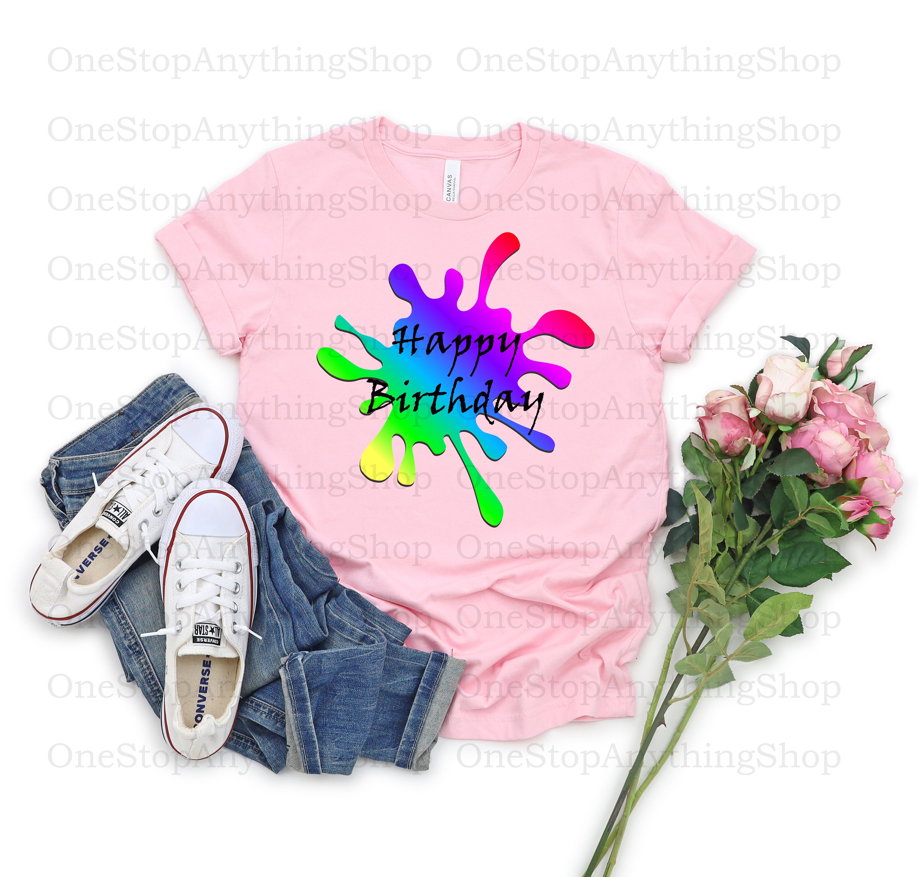 Happy Birthday TShirt Happy Birthday Shirt Birthday Etsy