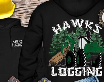 Custom Logging Hoodie | Skidder Driver, Logger Gift
