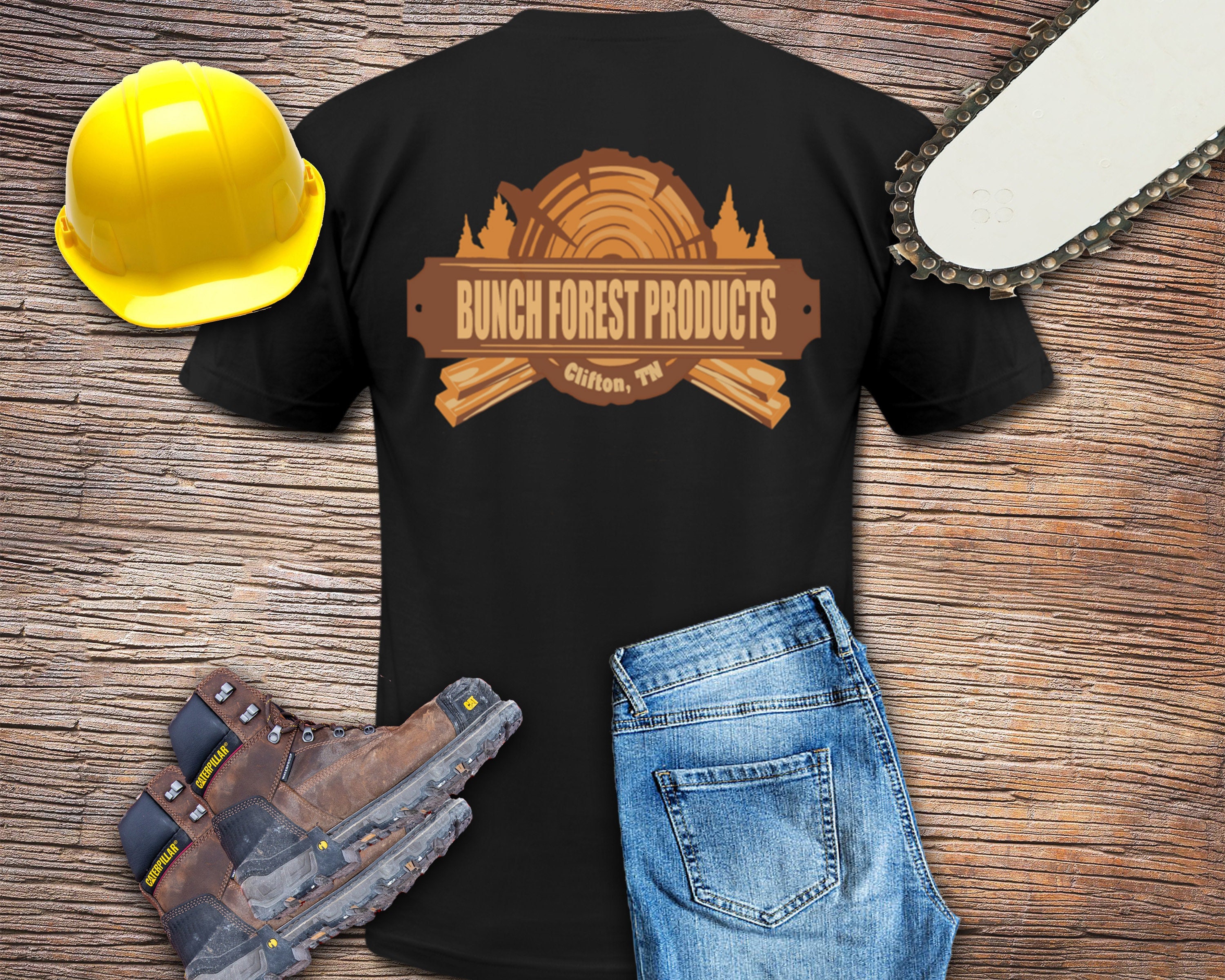 Back LOGO Design Hand-drawn Logging Logo Design Logging Equipment ...