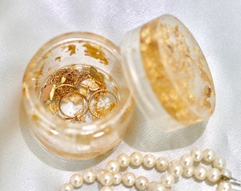 CUSTOM Jewelry Container/Storage Jar/Stash Jar
