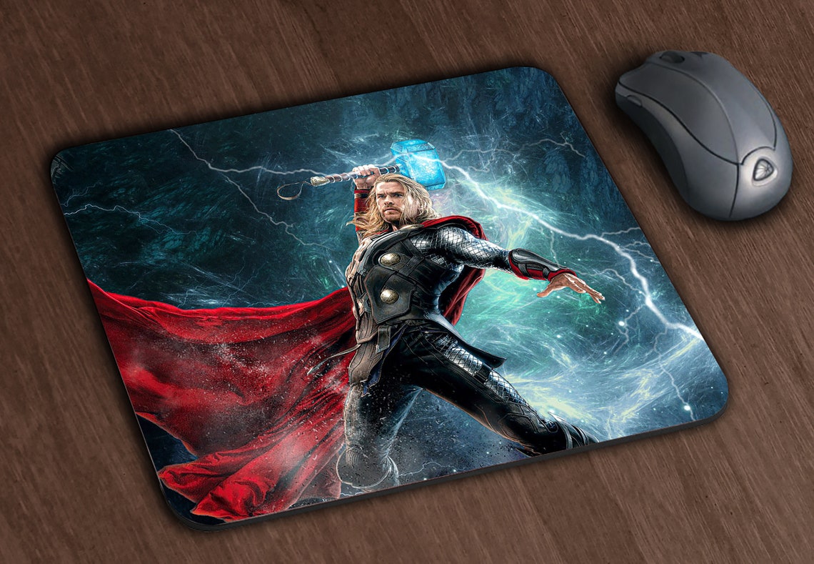 Thor mousepad thor mousepads Thor mouse pad Thor movie Etsy