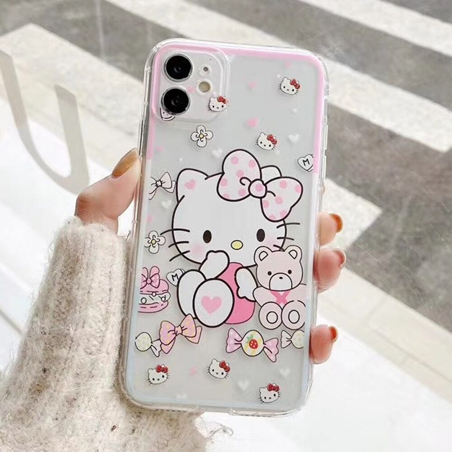 Cute Hello Kitty Phone Case For iPhone 12 Pro Max 11 Pro Xs | Etsy